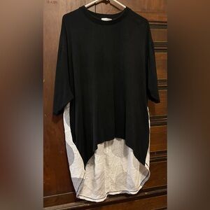 Patrizia Luca Black and White Women's Tunic